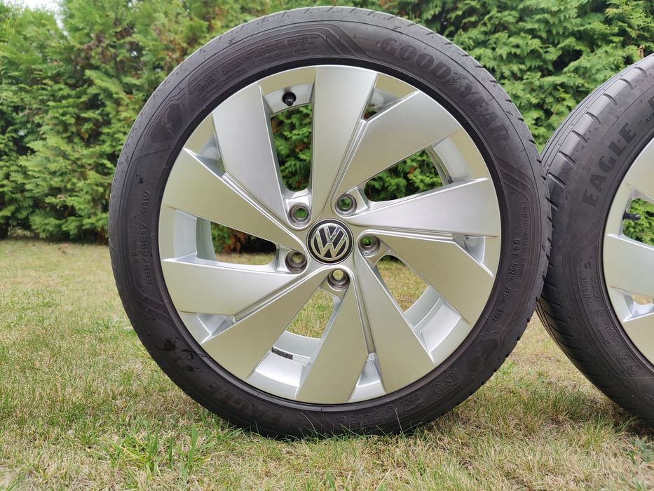Koła felgi 17 cali Volkswagen VW golf opony Goodyear Eagle F1