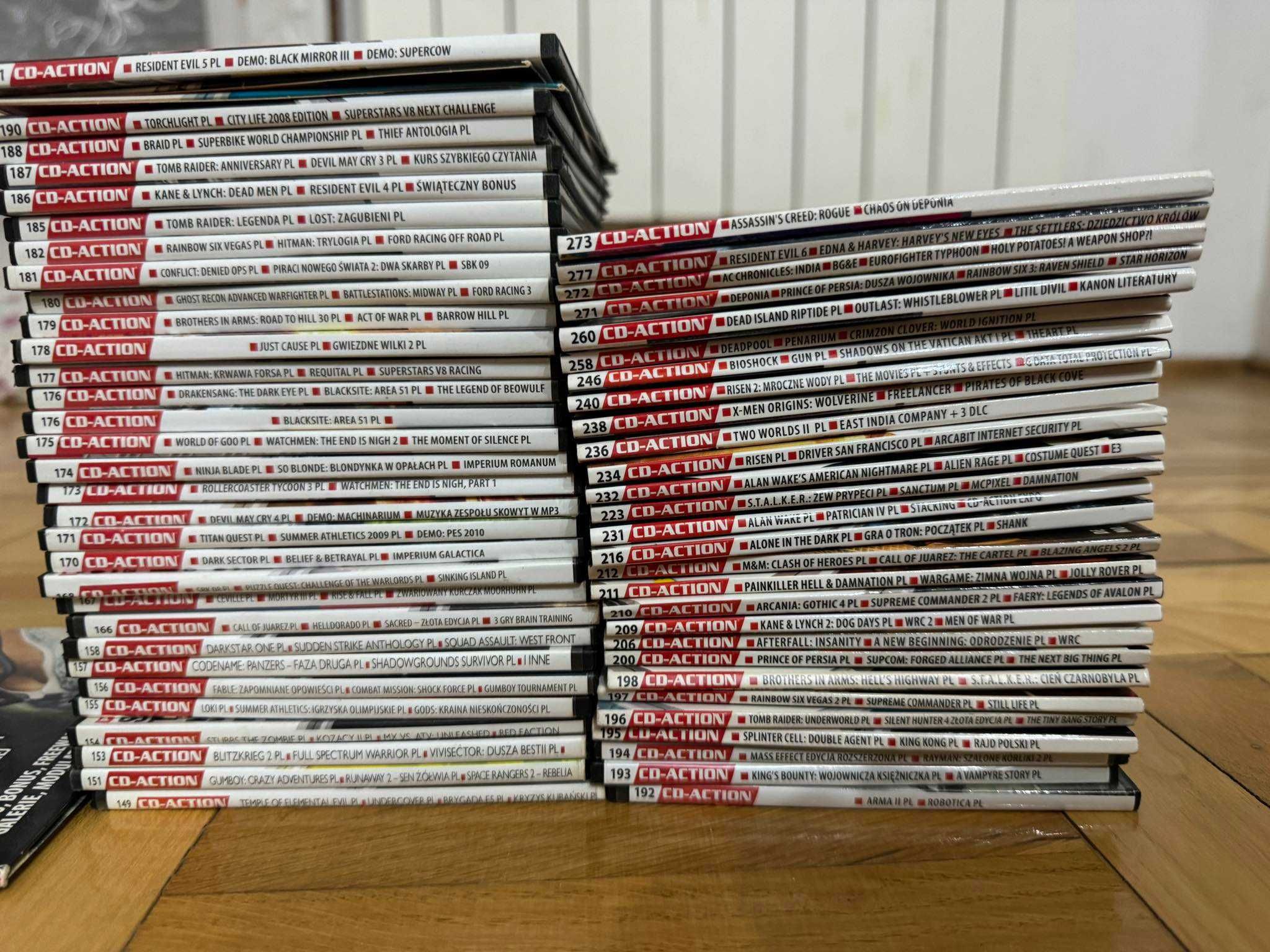 Kolekcja CD-action magazyny i gry 2008 do 2018