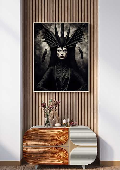 Plakat mroczny surrealizm w stylu Carrington do salonu 7 - 50x70cm
