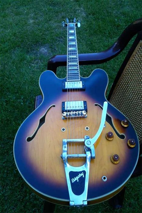 Washburn HB35 (ES-335 style) Bigsby (hand-made in Japan 1989) + case