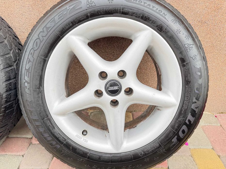 Тітанові діски Artec 5*100 R15 VW Golf 4-Skoda rapid-faBia-Audi 3