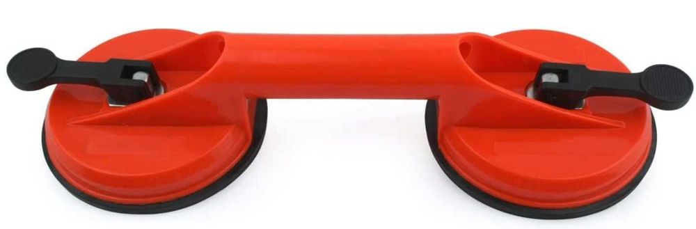 Zestaw 2 przyssawek podwójnych do szkła/płytek, udźwig do do 100kg