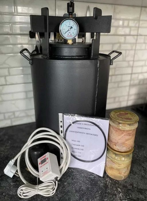 Розпродаж! Найкращий електричний автоклав від виробника! газ+електро