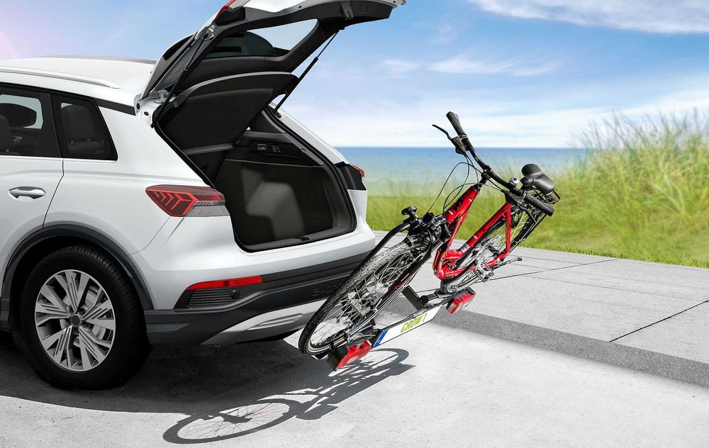 Składany bagażnik platforma na 1 rower EUFAB CROW 1 na hak uchył