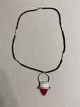 Naszyjnik tuaregów amulet czerwony