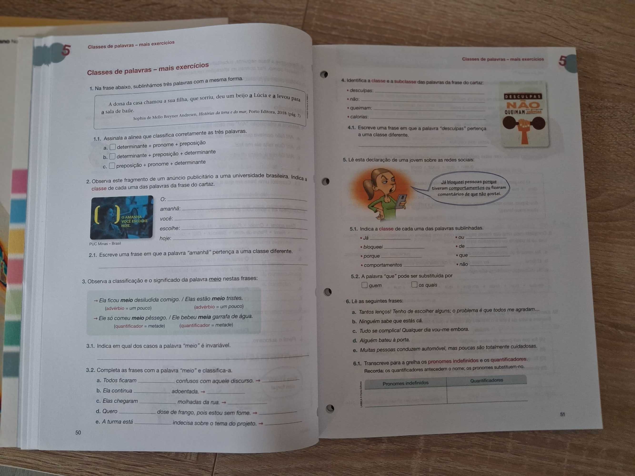 Caderno de Atividades Livro Aberto 8