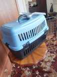 Dwukolorowy transporterek dla kota 50x30x33