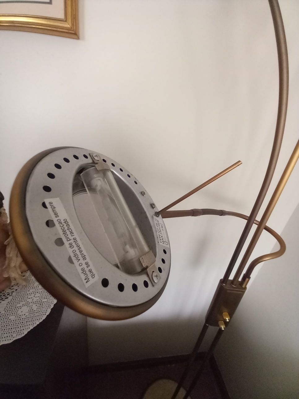 Candeeiro de pé vintage - Halogeneo