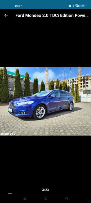 Ford Mondeo MK5 2016 2.0 TDCi 180 KM – Elegancja, Wydajność i Komfort