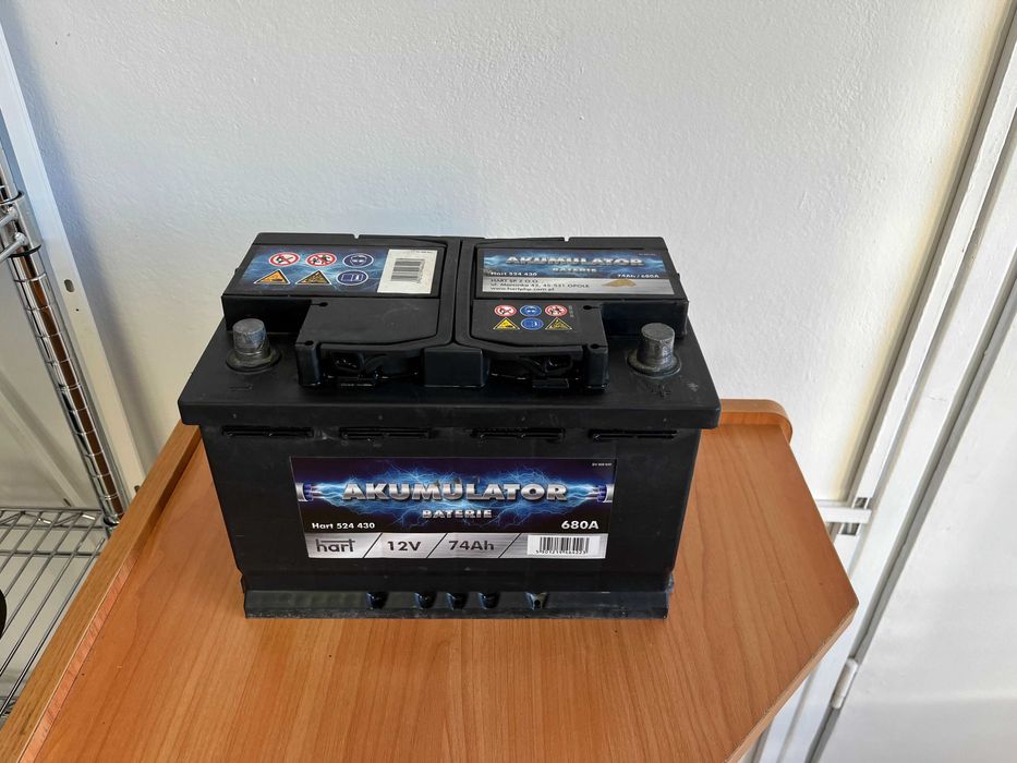 Akumulator HART 74Ah 680A (EN) - 12V - DO BENZYNY