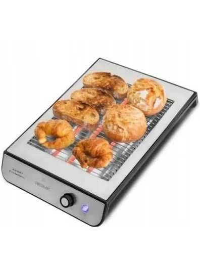 Toster / opiekacz Cecotec Turbo Easytoast Inox - idealny do pieczywa