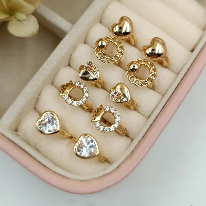 Подарунок на Миколая для дівчаток, Дитячі сережки з медзолота!