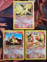 Blane's Ninetales, Blane's Charmeleon e mais 5 cartas Gim Challenge