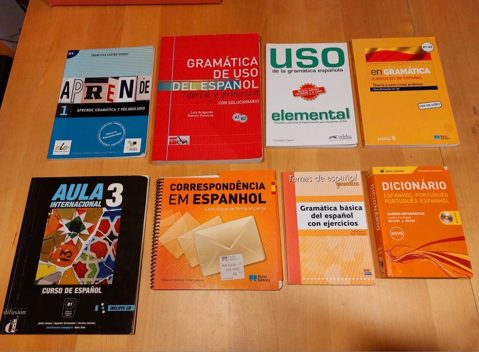 Lote Livros ensino lingua Espanhola