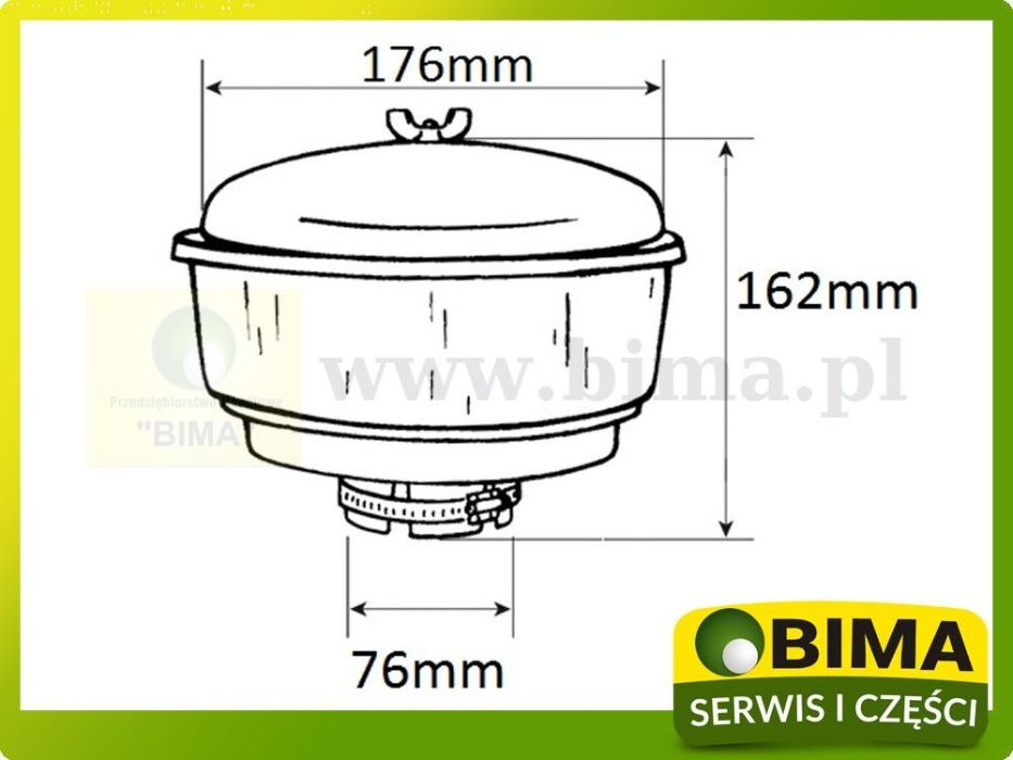 Separator kurzu filtr powietrza MF Massey Ferguson Deutz John Deere JD