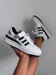 Кросівки Adidas Forum White/Black premium