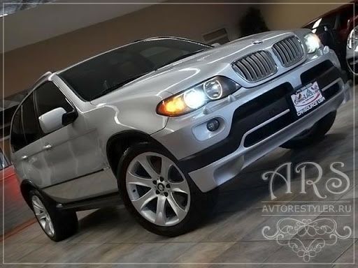 Накладка на передний, задний бампер BMW X5 E53, БМВ Х5 E53