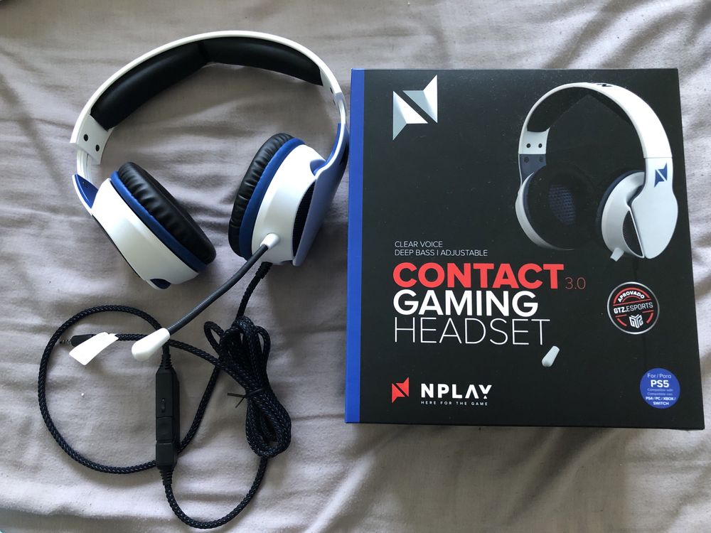 Auscultadores Contact 3.0 Gaming Headset NPLAY