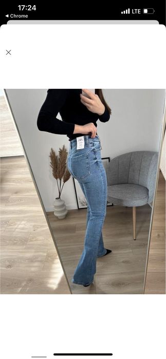 Джинси Zara Wide leg, штани, брюки MOM, Wide Leg