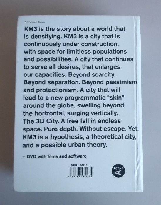 MVRDV: KM3 - Excursions on Capacity (Hardcover) DVD incluído