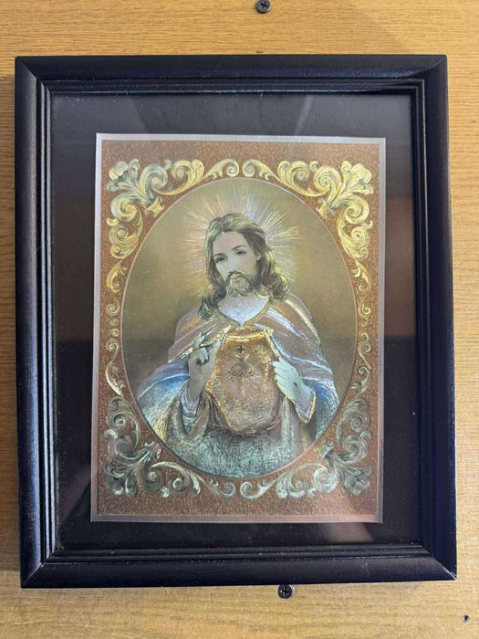 Obraz religijny – Jezus Chrystus w ramie 23x28 cm