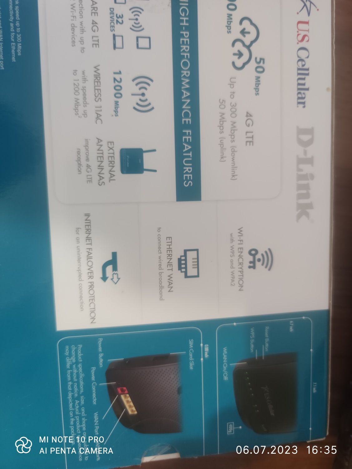 4G WiFi роутер D-link dwr953/961 Подарунок Лайф, Водвф, КС