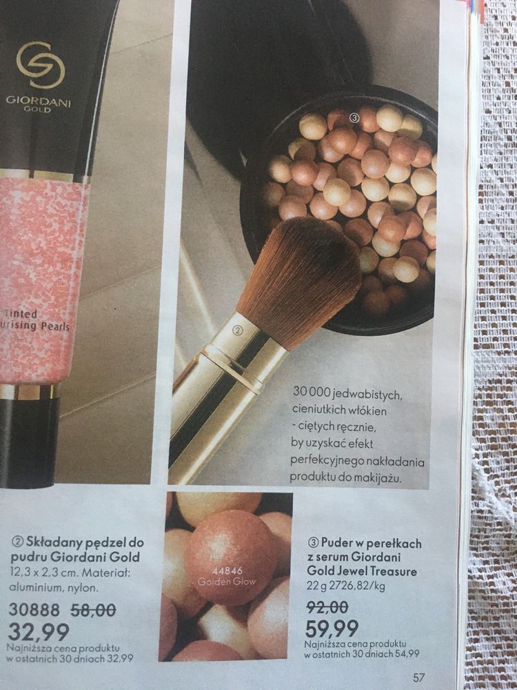 Puder w kulkach brąz . Oriflame