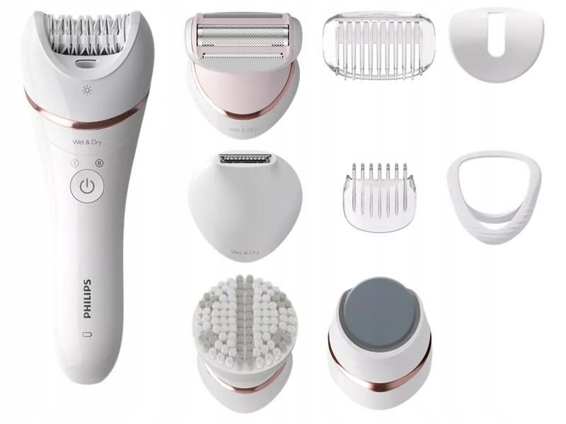 depilator bezprzewodowy philips beauty set z serii 9000