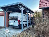 MALAGA Wiata garażowa 390x680 cm Camper Bus Przyczepa