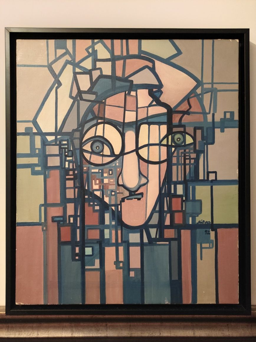 Sá Pires - pintura a óleo sobre tela