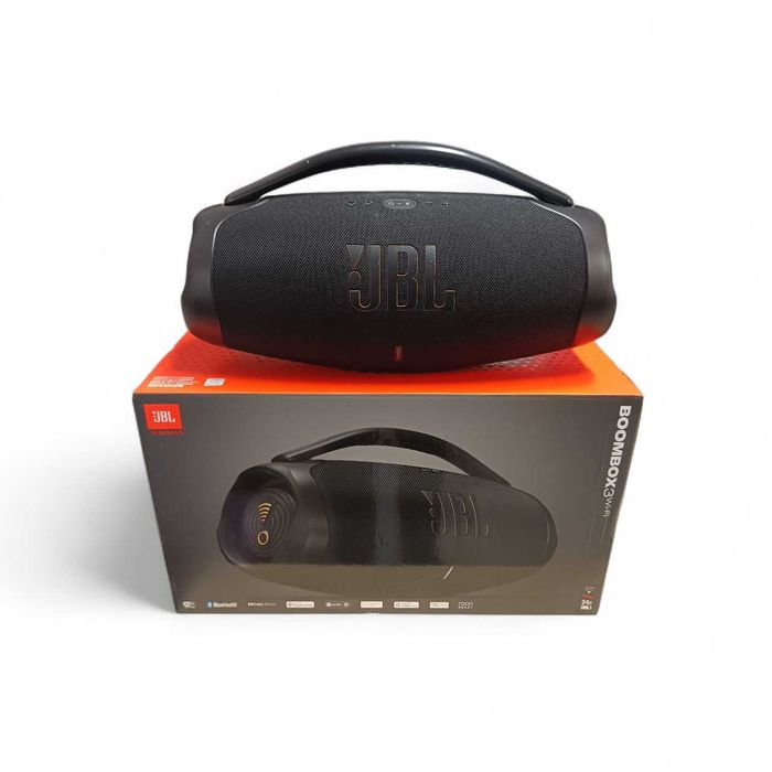 Głośnik mobilny JBL Boombox 3 WiFi Czarny | Gwarancja!