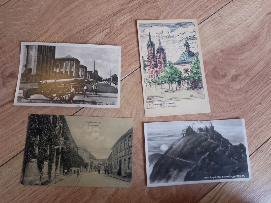 stare pocztówki unikaty sommerfeld, kraków i inne