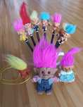 TROLLE retro 10 figurek russ berrie bee92 ace novelty treasure wettos
