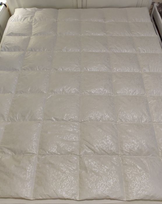 Ковдра нова з гусиного пір'я 160 на 200 см, тепла