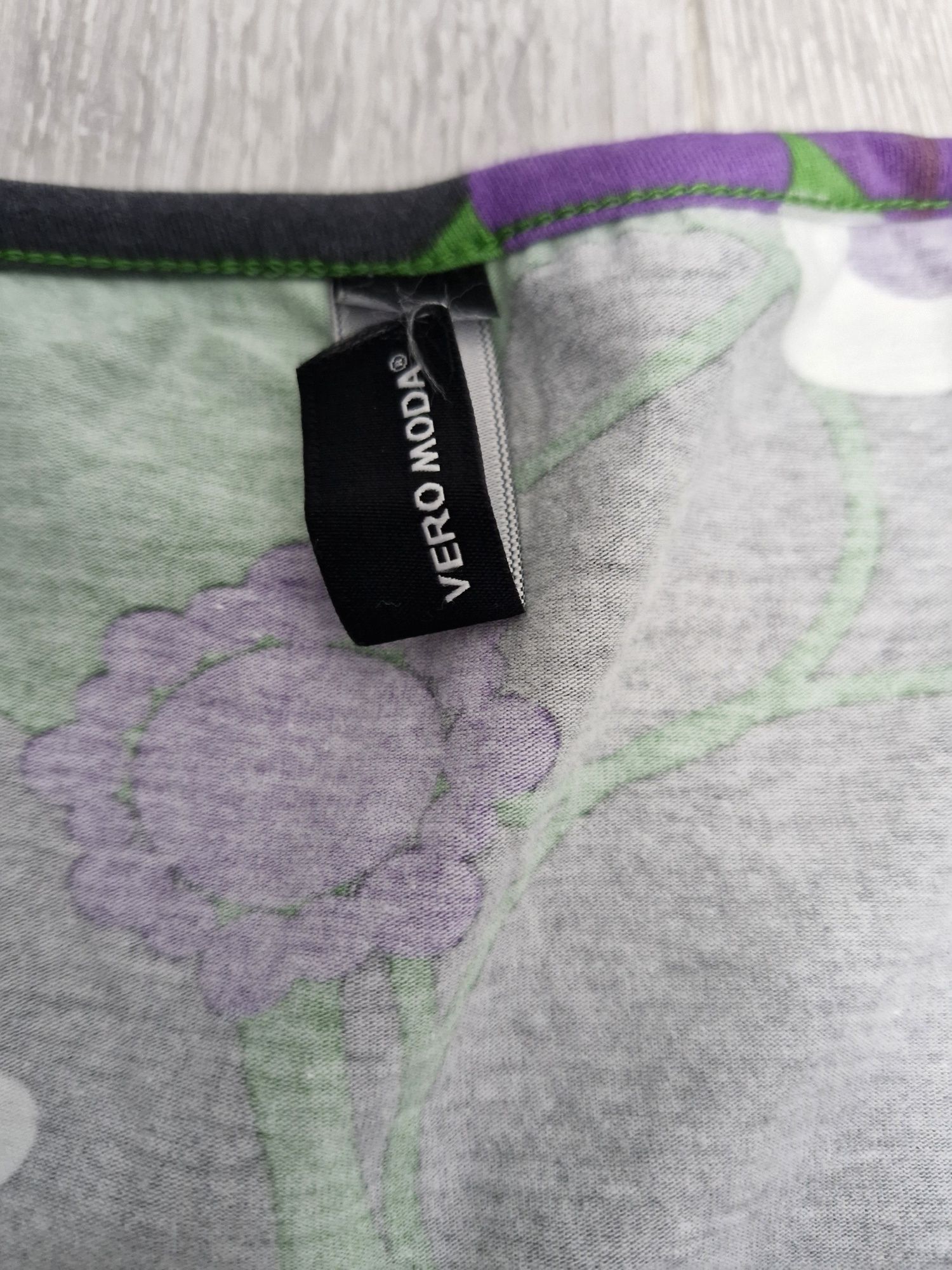 VERO MODA sukienka letnia w kolorowe wzory rozmiar S/M