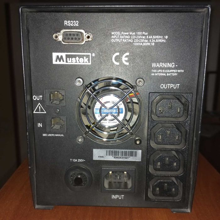 ДБЖ Mustek 1000VA