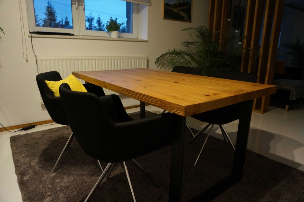 Stół ze strego drewna loft 90x160