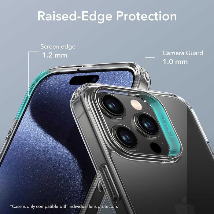 ESR Kickstand Case Boost Serie etui iPhone 15 Pro Max stojak bezbarwne