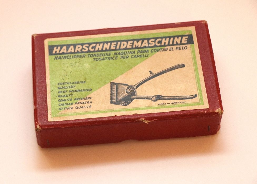 Stara maszynka do włosów starocie antyki wehrmacht niemiecka RFN PRL