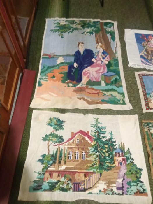 Картина вишивка старовинна