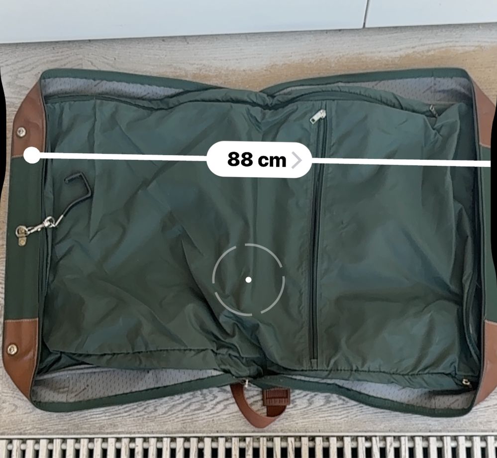 Walizka / etui podróżne Samsonite Green Canvas Suit Carrier