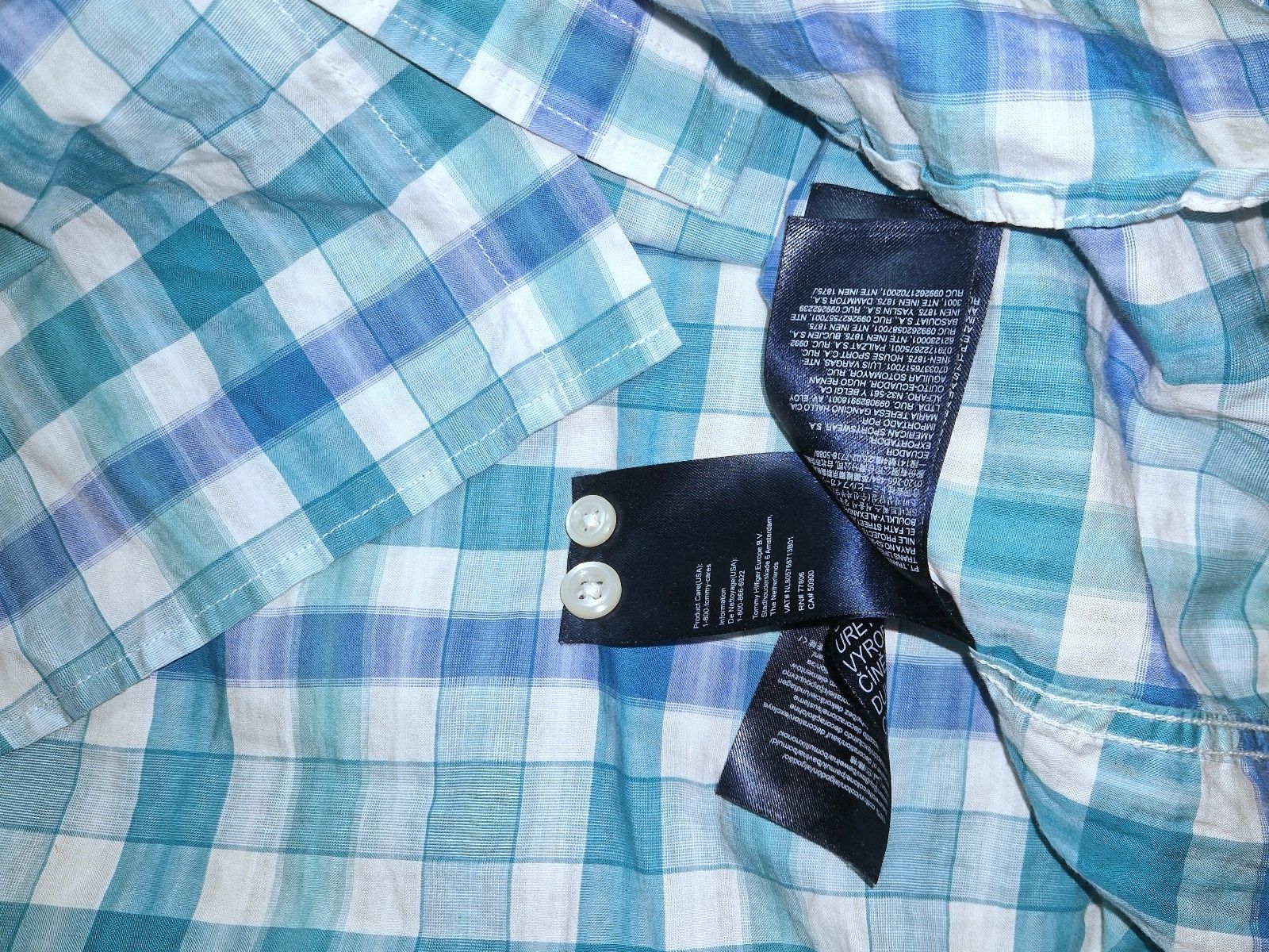 Tommy Hilfiger męska koszula śliczna kratka roz L