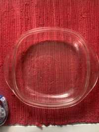 Кришечка для скляної квадратної каструлі, загартованого скла 19 см