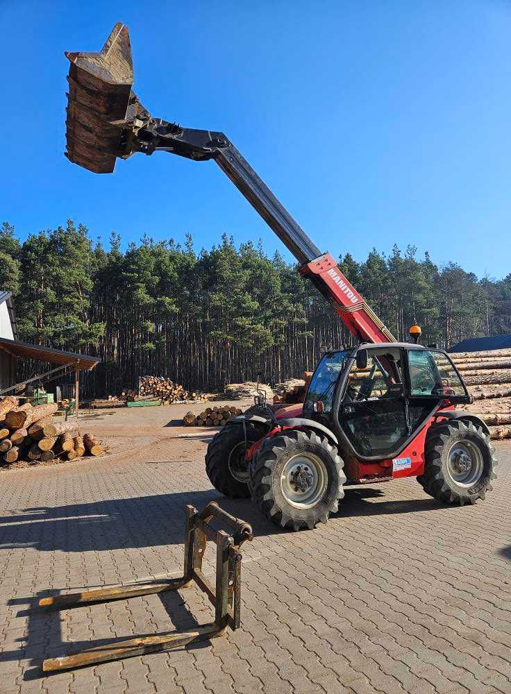 Ładowarka teleskop MANITOU MLT630 r.2005 bdb nowe opony ,łyżka, widły