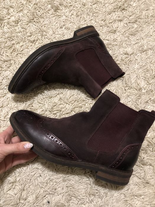 Черевики челсі оксфорди броги PIER ONE Made in Portugal