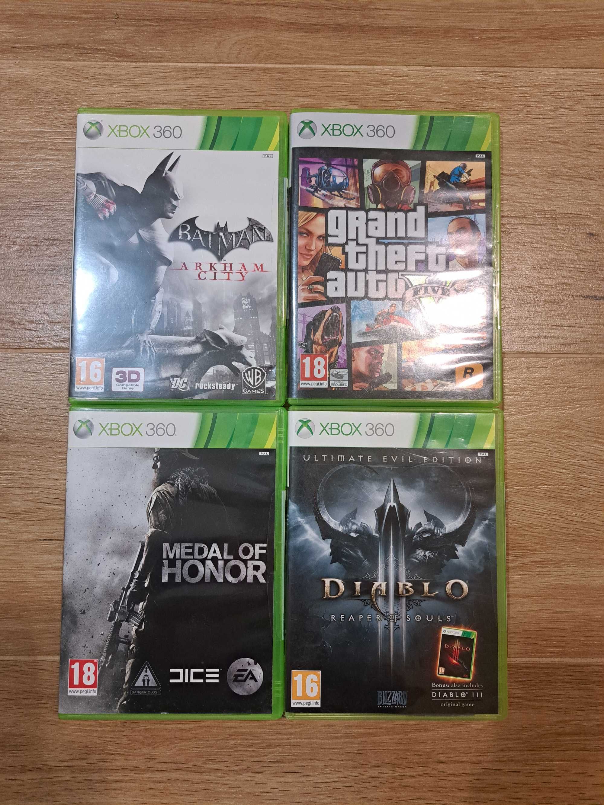 Gry xbox 360 GTA5 Diablo Batman Medal of Honor