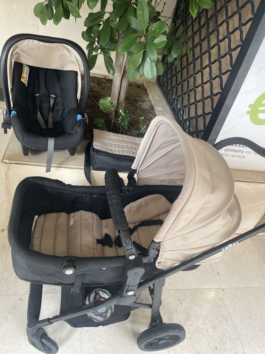 Carrinho bebe ovo e alcofa