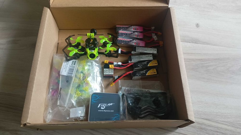 Dron FPV Flywoo Firefly, DJI Vista, TBS Crossfire, akcesoria cinewhoop