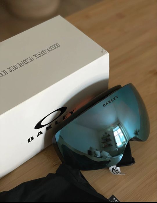 Gogle narciarskie Oakley Flight Deck Prizm - niebieskie