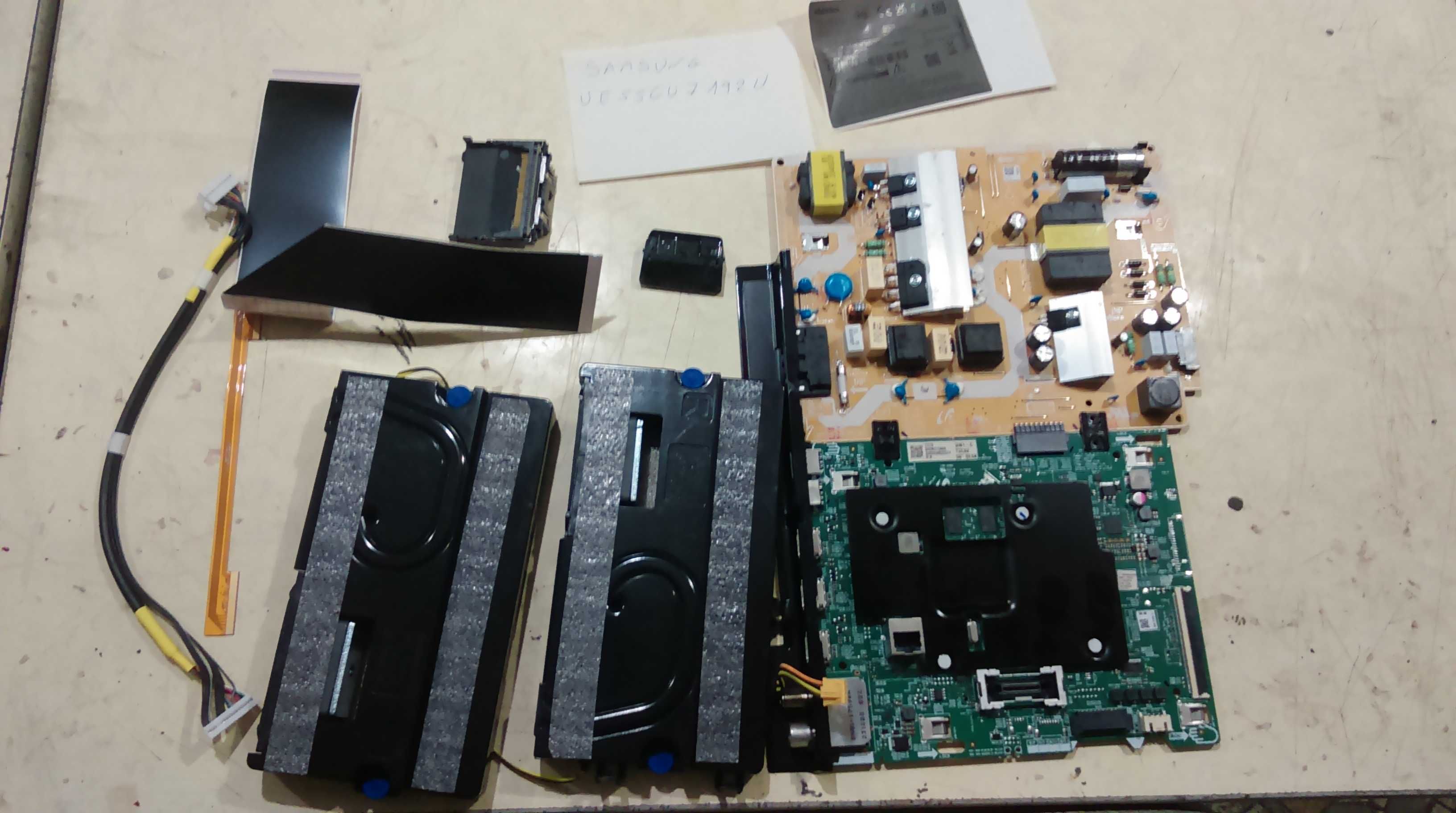 samsung UE 55CU7192U płyty komplet plus podświetlenie